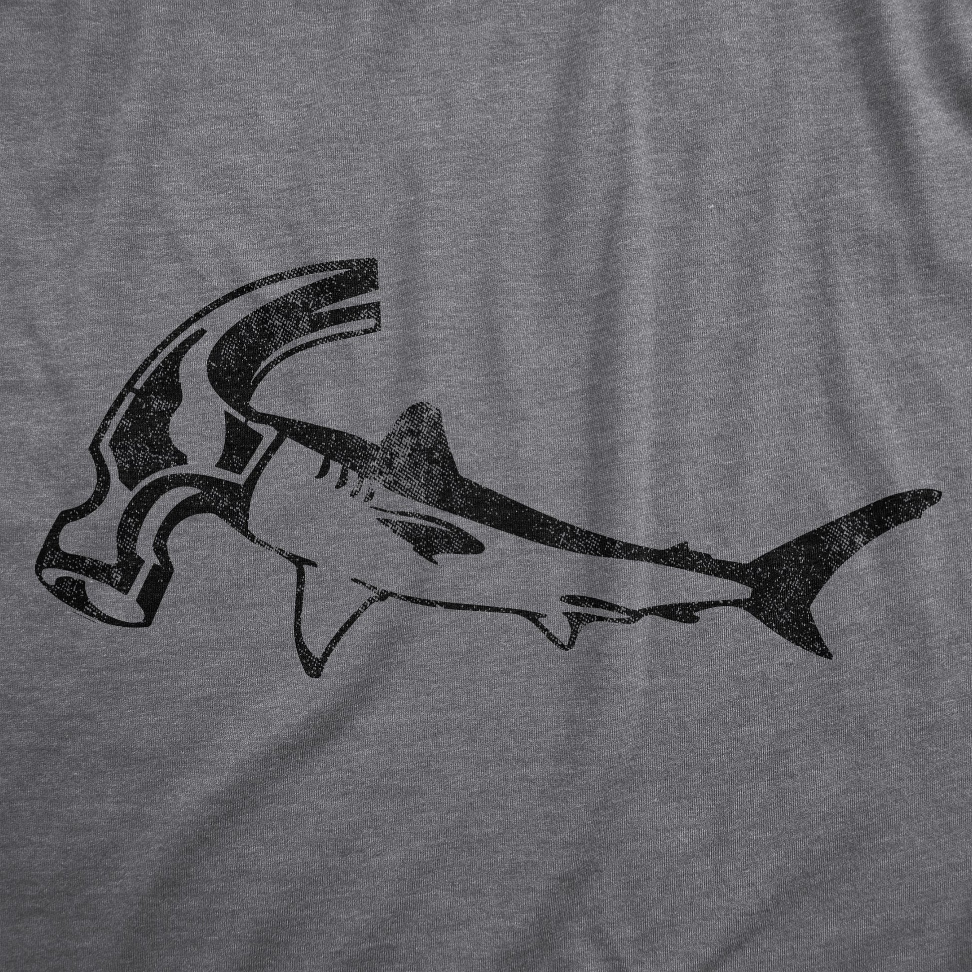 Hammer Head Shark Men's T Shirt Hoodie, Sweatshirt | WearSparks.com (Image 2)