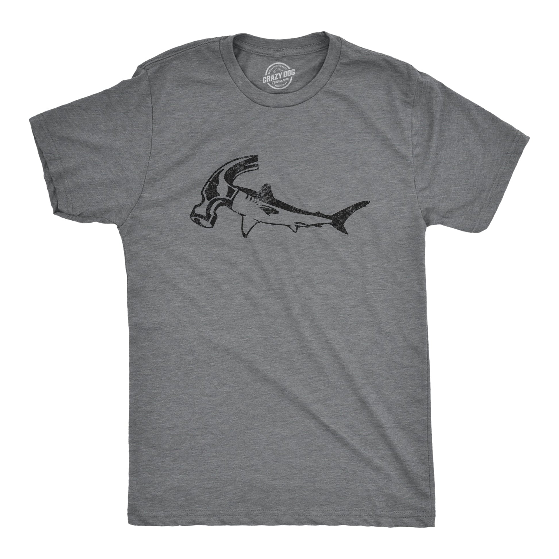 Hammer Head Shark Men's T Shirt Hoodie, Sweatshirt | WearSparks.com (Image 1)
