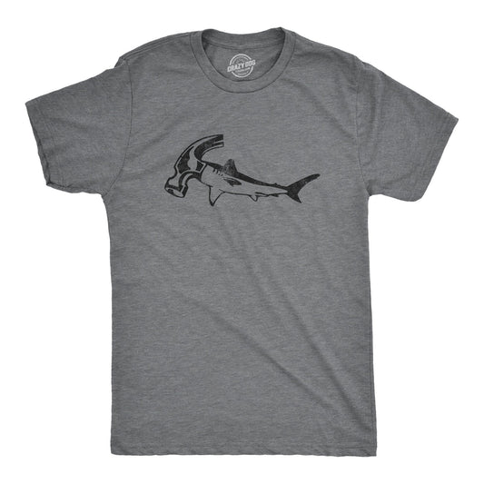 Hammer Head Shark Men's T Shirt Hoodie, Sweatshirt | WearSparks.com (Image 1)