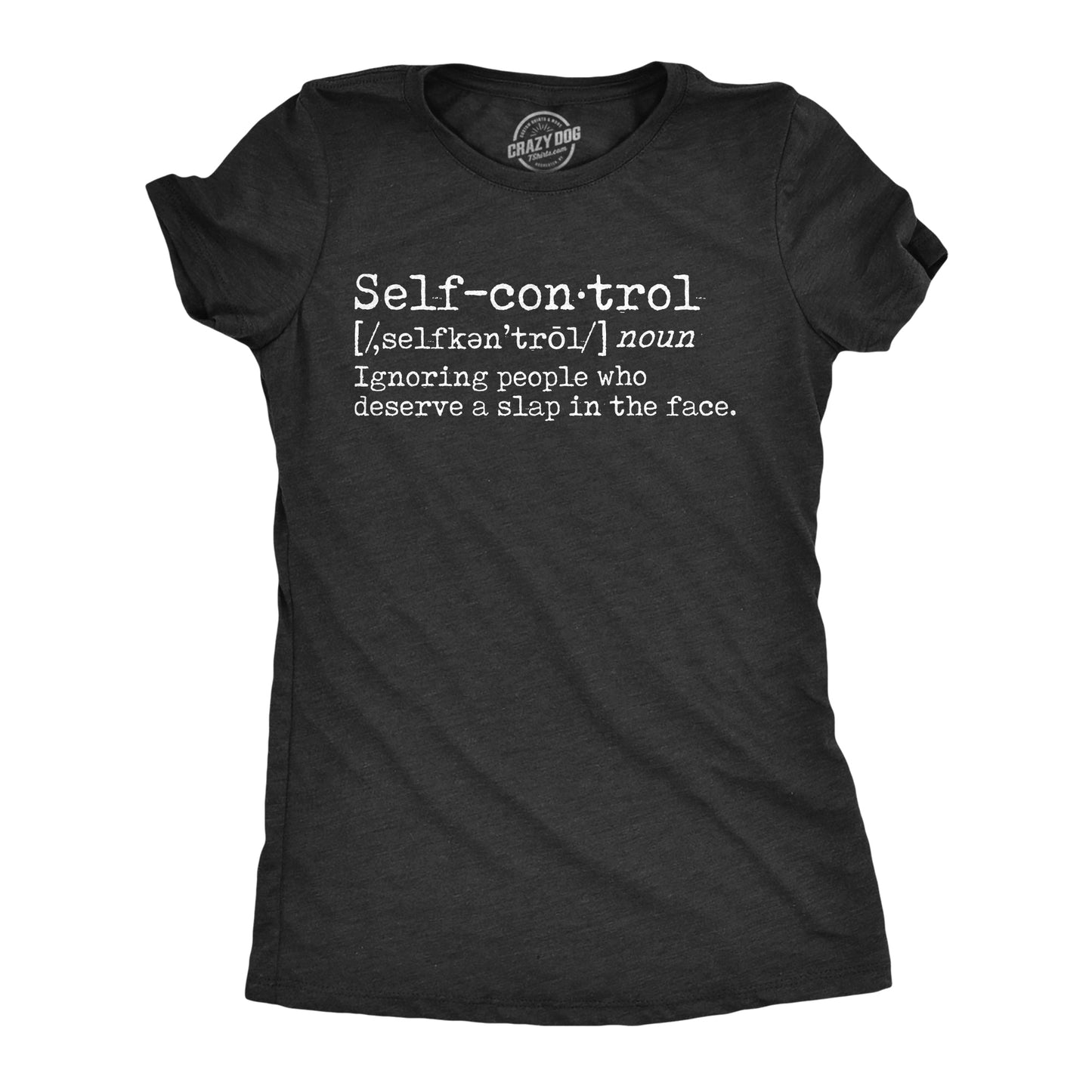Self Control Definition Women's T Shirt Hoodie, Sweatshirt | WearSparks.com (Image 1)
