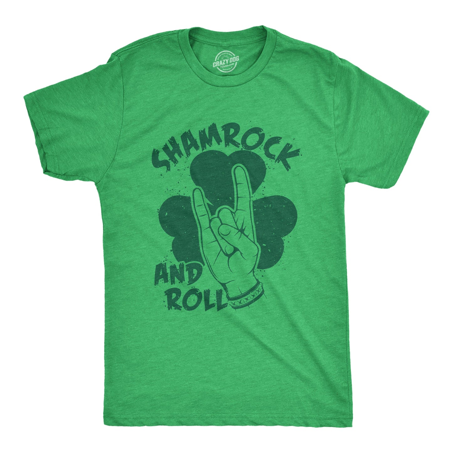 Shamrock And Roll Men's T Shirt Hoodie, Sweatshirt | WearSparks.com (Image 1)