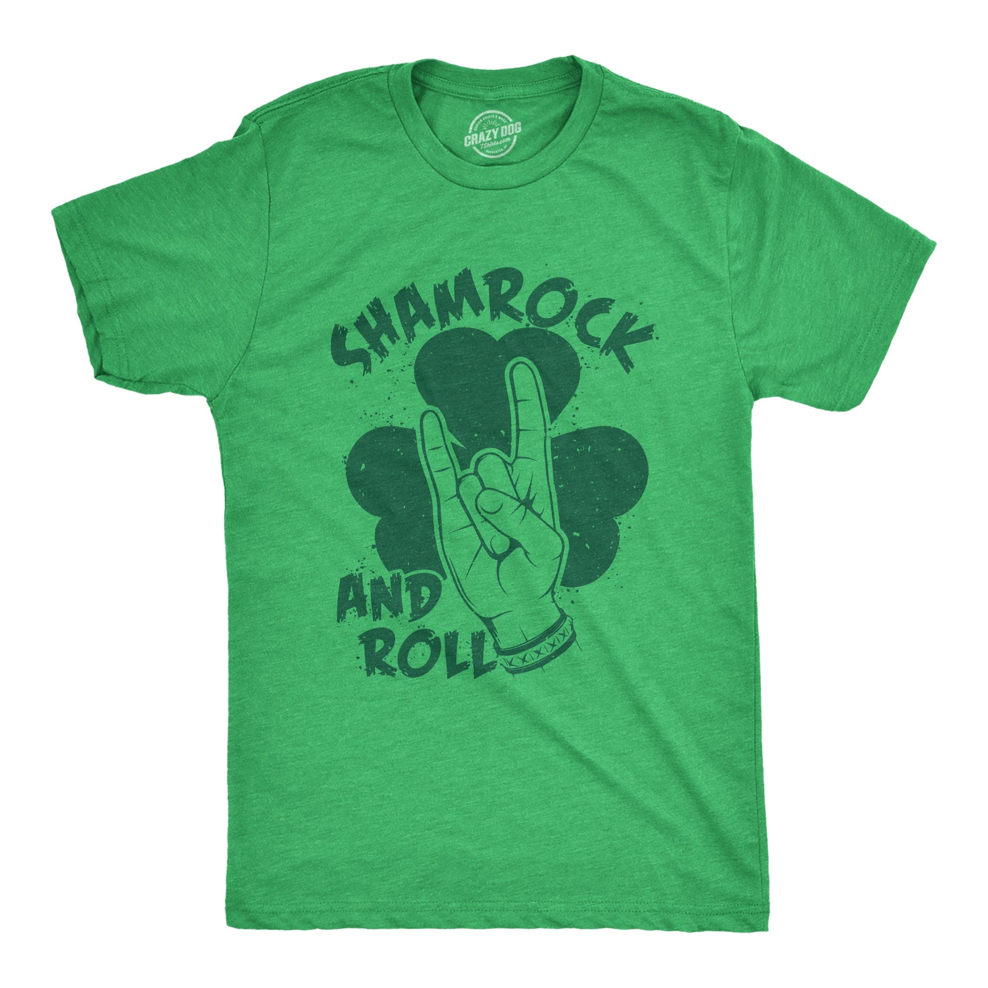 Shamrock And Roll Men's T Shirt Hoodie, Sweatshirt | WearSparks.com (Image 1)