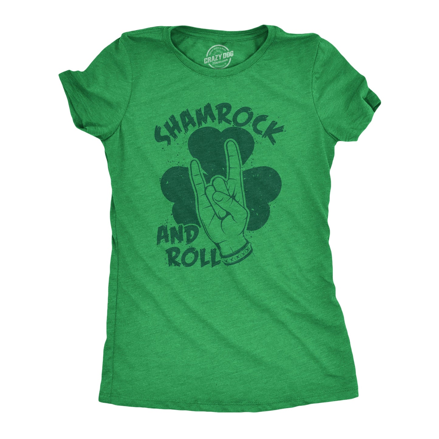 Shamrock And Roll Women's T Shirt Hoodie, Sweatshirt | WearSparks.com (Image 1)