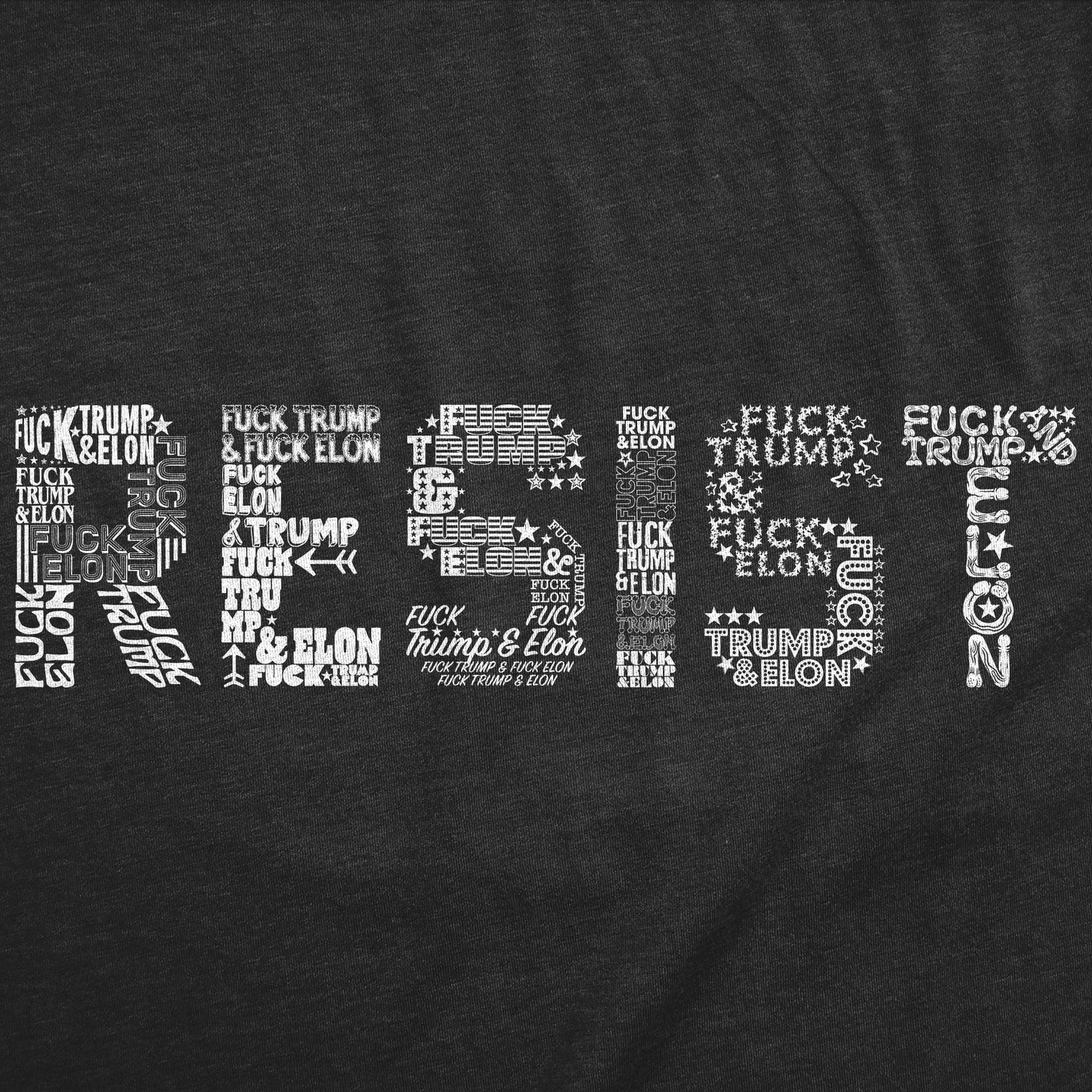 Resist Fuck Trump Elon Women's T Shirt Hoodie, Sweatshirt | WearSparks.com (Image 2)