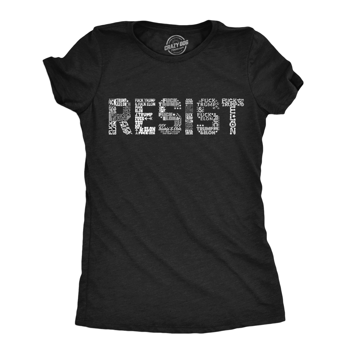 Resist Fuck Trump Elon Women's T Shirt Hoodie, Sweatshirt | WearSparks.com (Image 1)