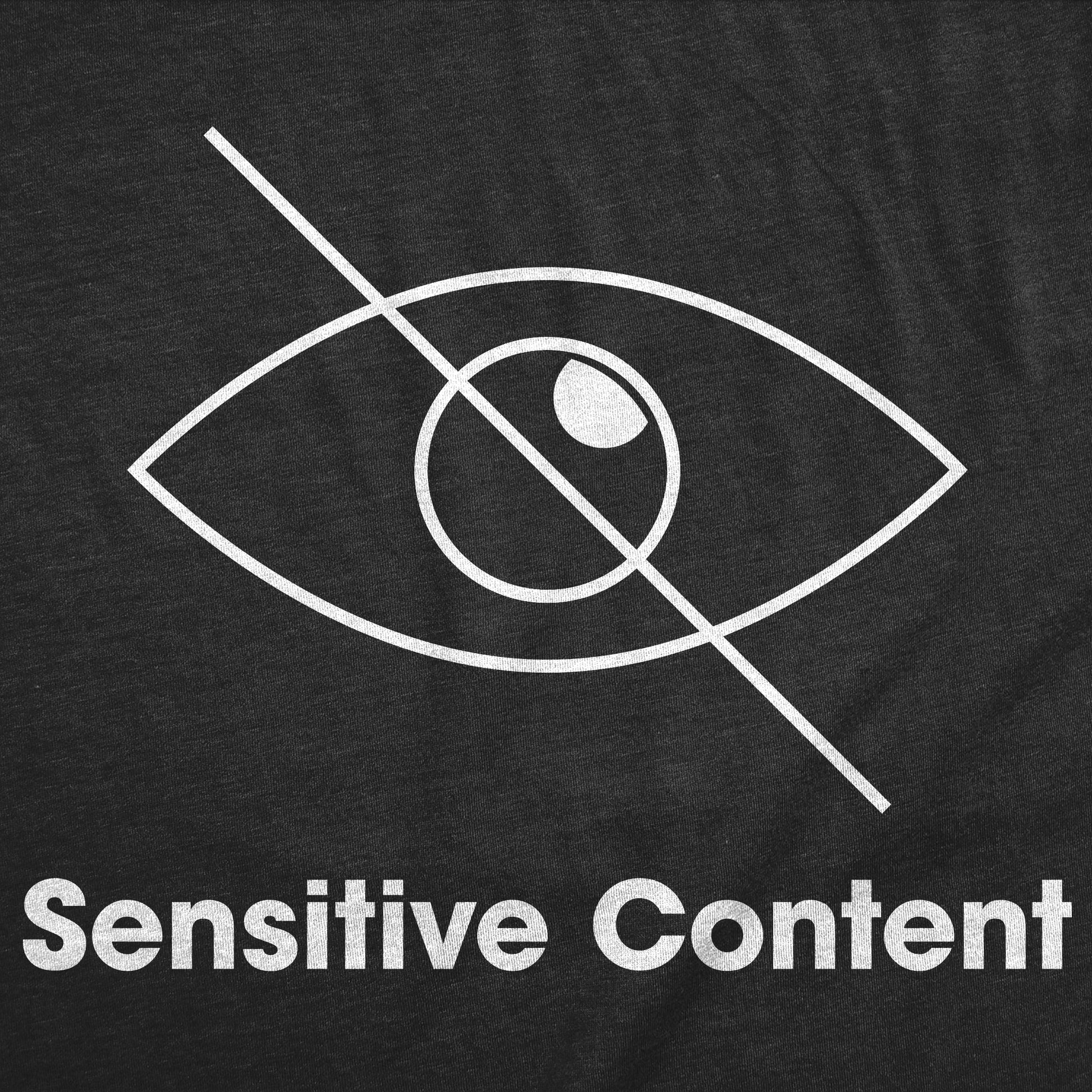 Sensitive Content Men's T Shirt Hoodie, Sweatshirt | WearSparks.com (Image 2)