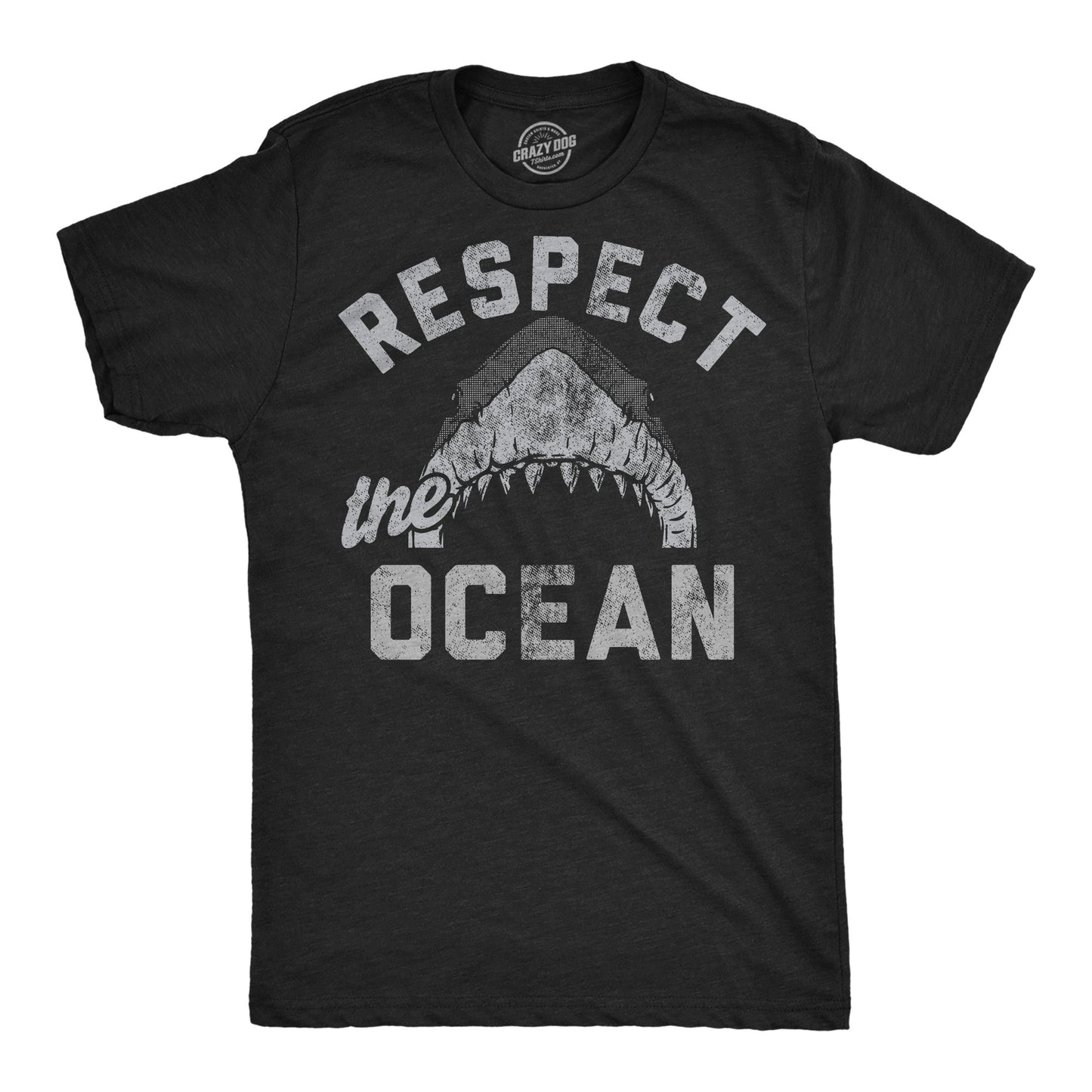 Respect The Ocean Men's T Shirt Hoodie, Sweatshirt | WearSparks.com (Image 1)