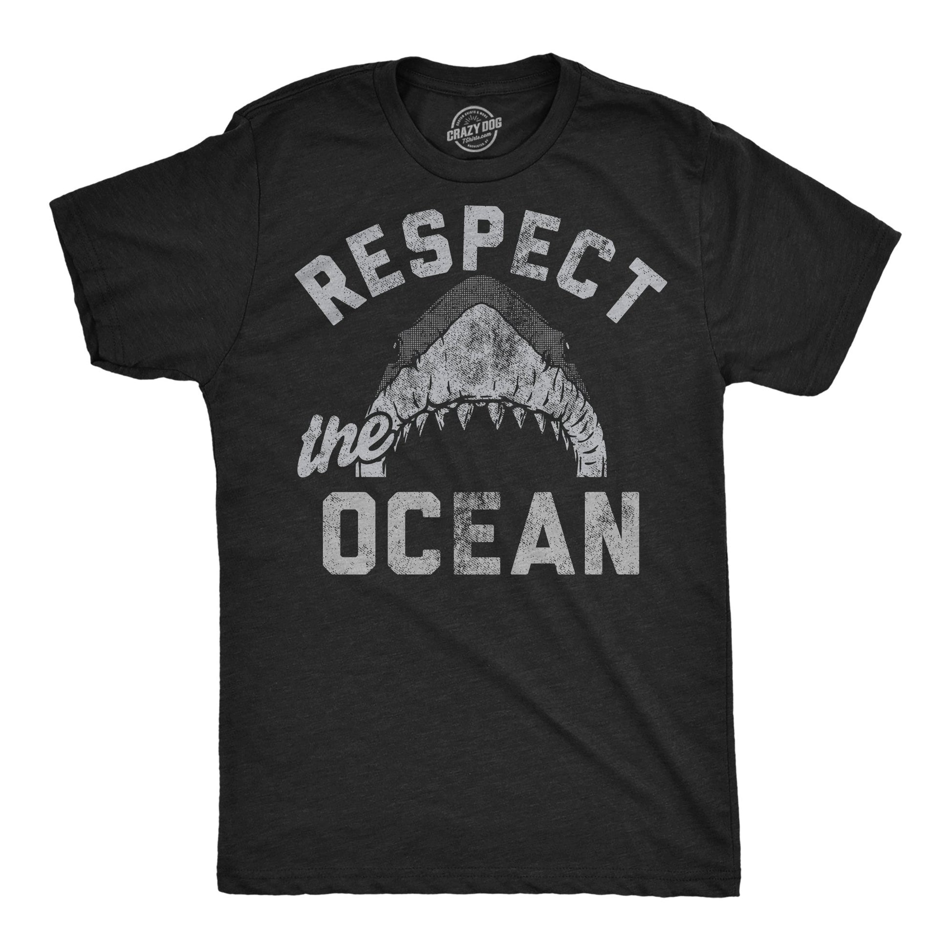 Respect The Ocean Men's T Shirt Hoodie, Sweatshirt | WearSparks.com (Image 1)