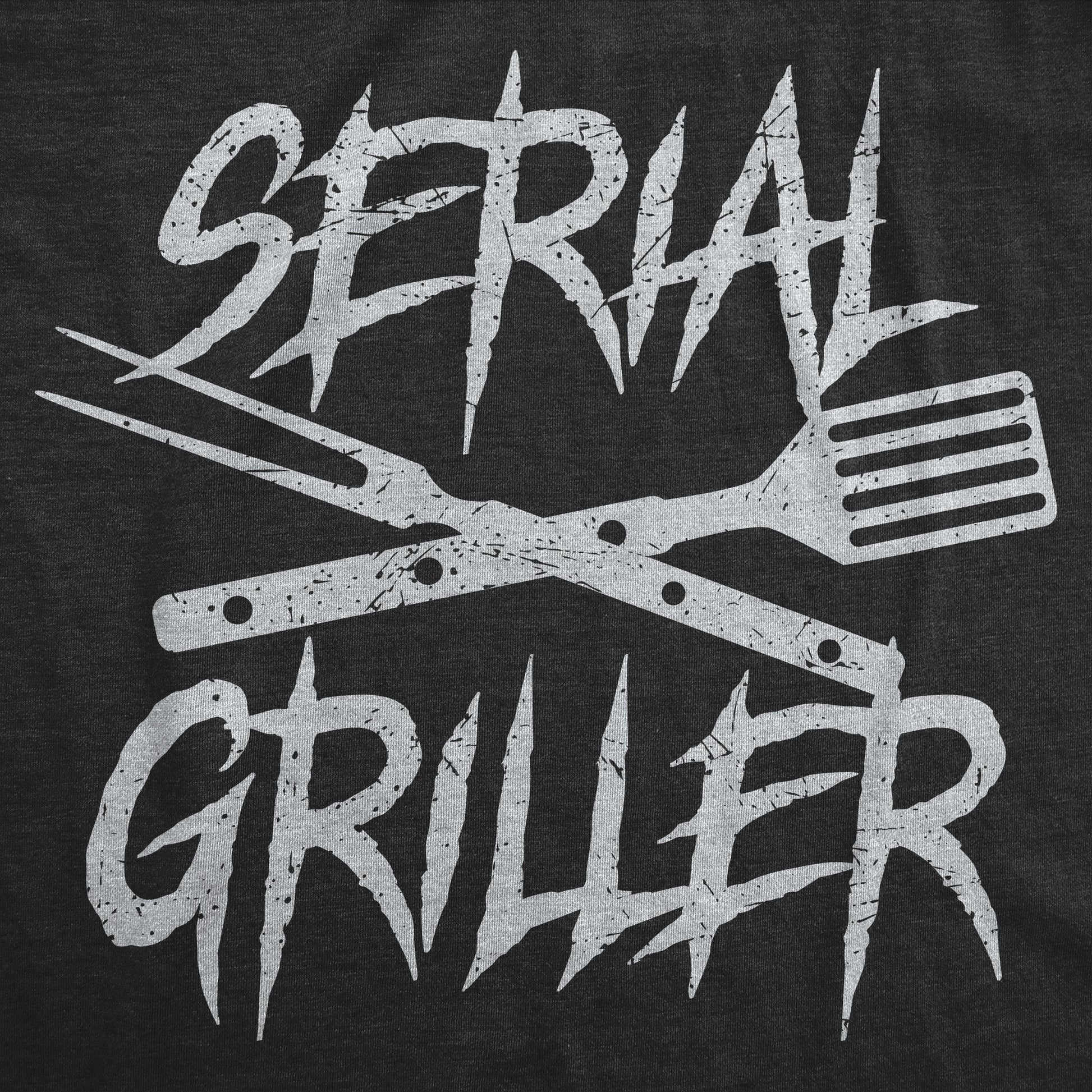 Serial Griller Men's T Shirt Hoodie, Sweatshirt | WearSparks.com (Image 2)
