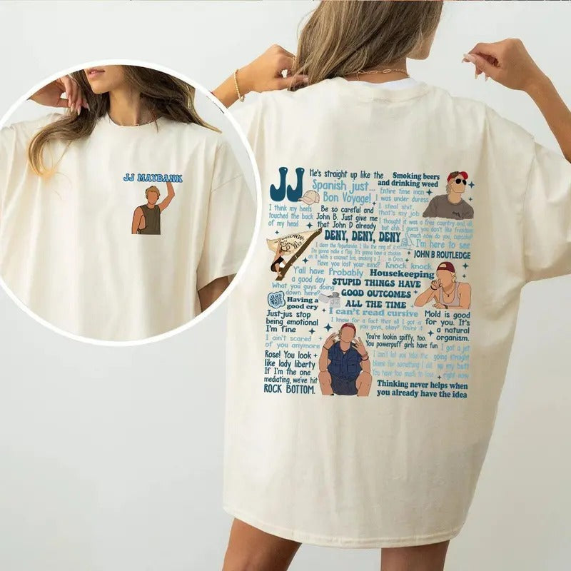 0uter Banks JJ Lines Ver2 T-Shirt Sweatshirt Hoodie, OBX P4L Shirt, Pogues Shirtstyle{n002}2 | WearSparks.com