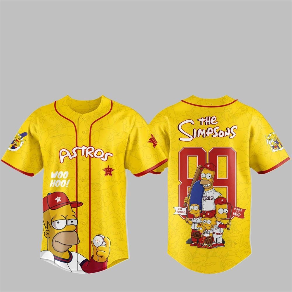 2025 Astros The Simpsons Jersey - Grishko.com T-Shirts, Hoodie, Sweatshirt | WearSparks.com (Image 1)