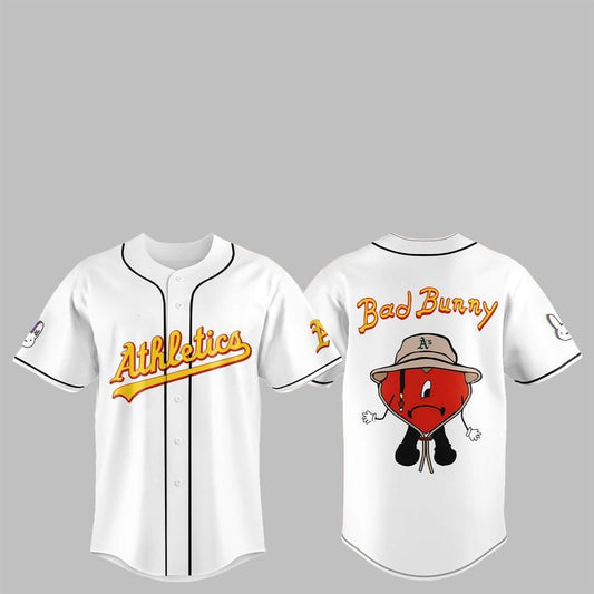 2025 Athletics Bad Bunny Jersey - Grishko.com T-Shirts, Hoodie, Sweatshirt | WearSparks.com (Image 1)