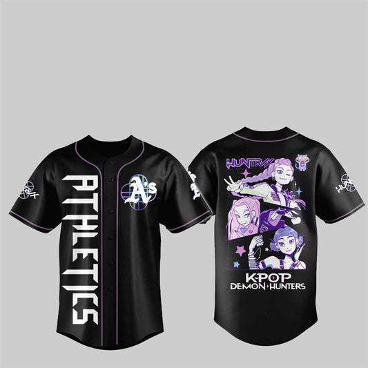 2025 Athletics KPop Demon Hunters Jersey - Grishko.com T-Shirts, Hoodie, Sweatshirt | WearSparks.com (Image 1)