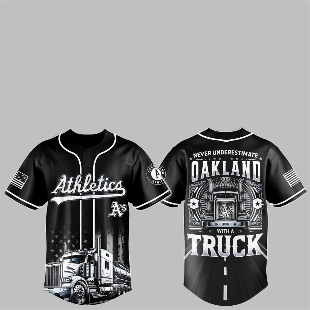 2025 Athletics Nation Truck Driver Appreciation Week Jersey - Grishko.com T-Shirts, Hoodie, Sweatshirt (Image 1)