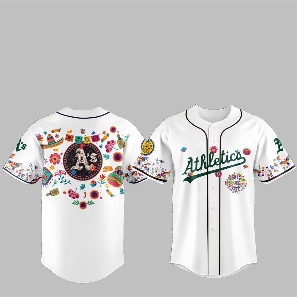 2025 Athletics National Hispanic Heritage Month Jersey - Grishko.com T-Shirts, Hoodie, Sweatshirt | WearSparks.com (Image 1)