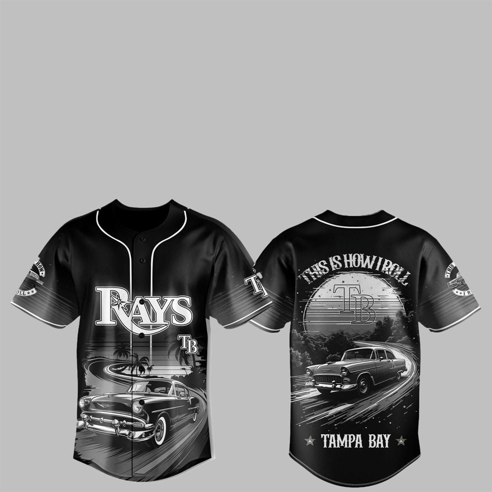 2025 Bay Rays Classic Car Pride Jersey - Grishko.com T-Shirts, Hoodie, Sweatshirt | WearSparks.com (Image 1)