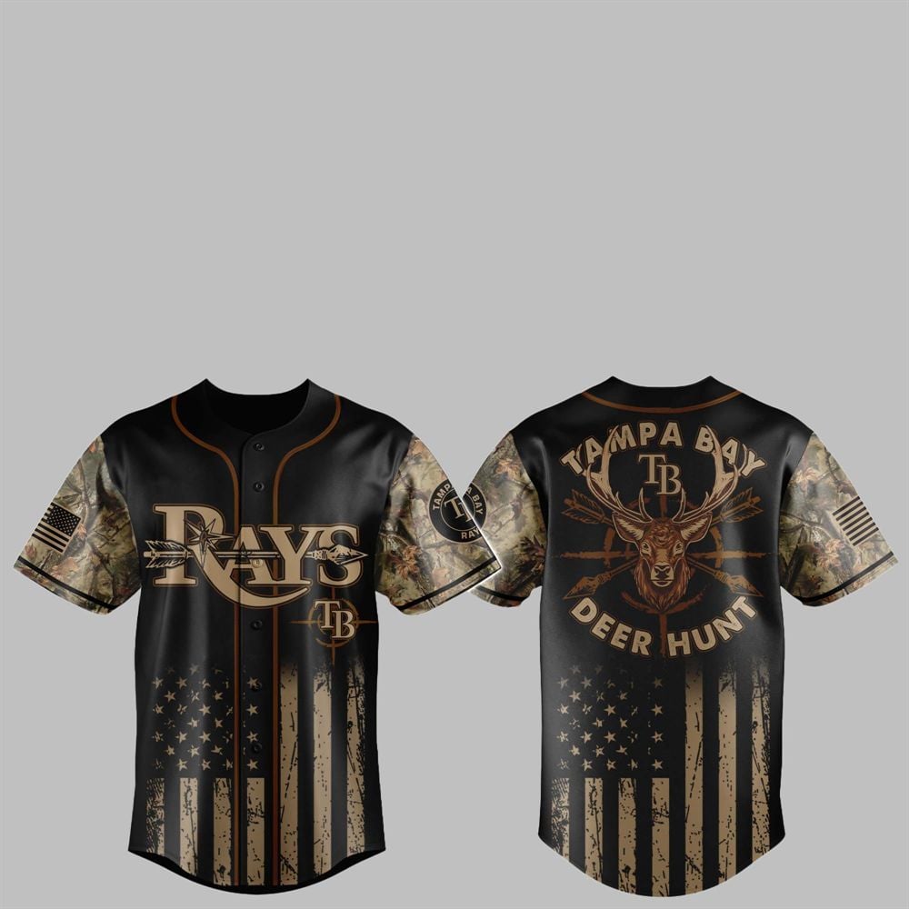 2025 Bay Rays Deer Hunting Jersey - Grishko.com T-Shirts, Hoodie, Sweatshirt | WearSparks.com (Image 1)