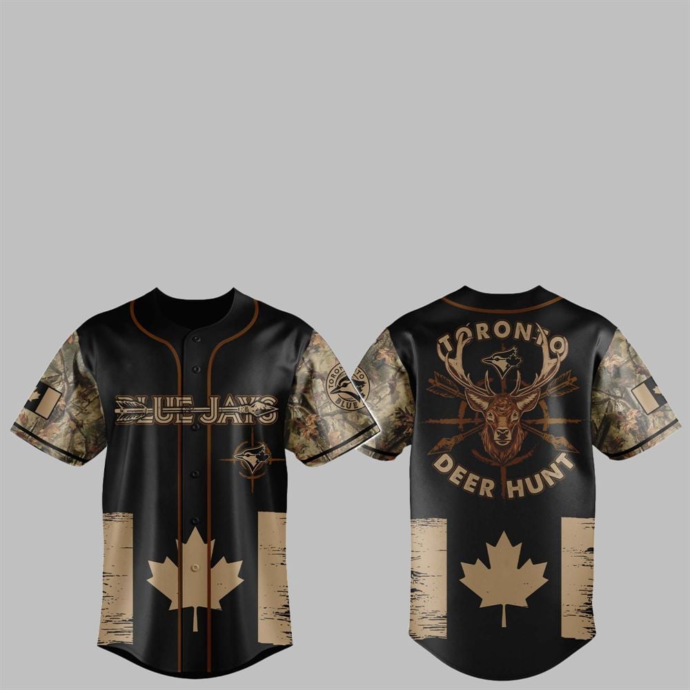 2025 Blue Jays Deer Hunting Jersey - Grishko.com T-Shirts, Hoodie, Sweatshirt | WearSparks.com (Image 1)