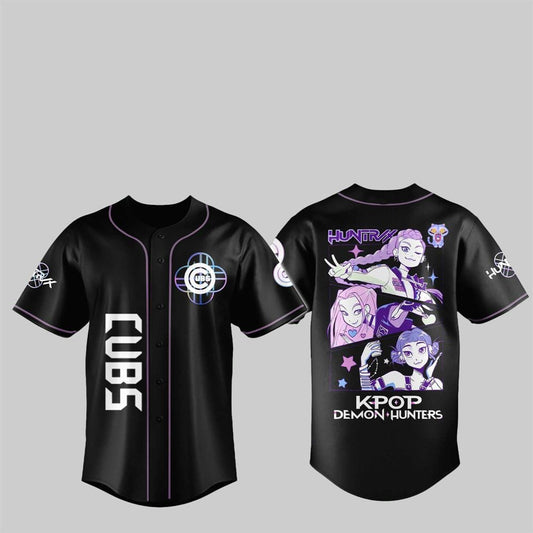 2025 Cubs KPop Demon Hunters Jersey - Grishko.com T-Shirts, Hoodie, Sweatshirt | WearSparks.com (Image 1)
