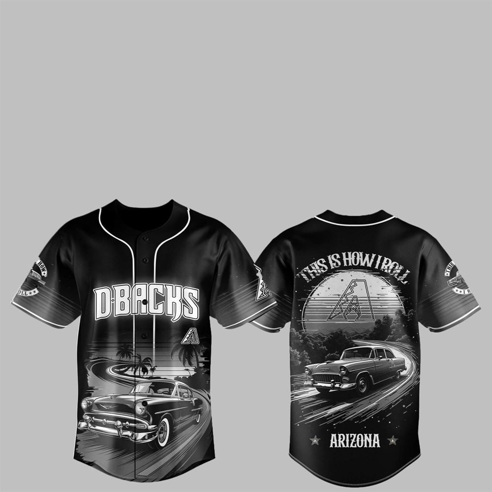 2025 Diamondbacks Classic Car Pride Jersey - Grishko.com T-Shirts, Hoodie, Sweatshirt | WearSparks.com (Image 1)