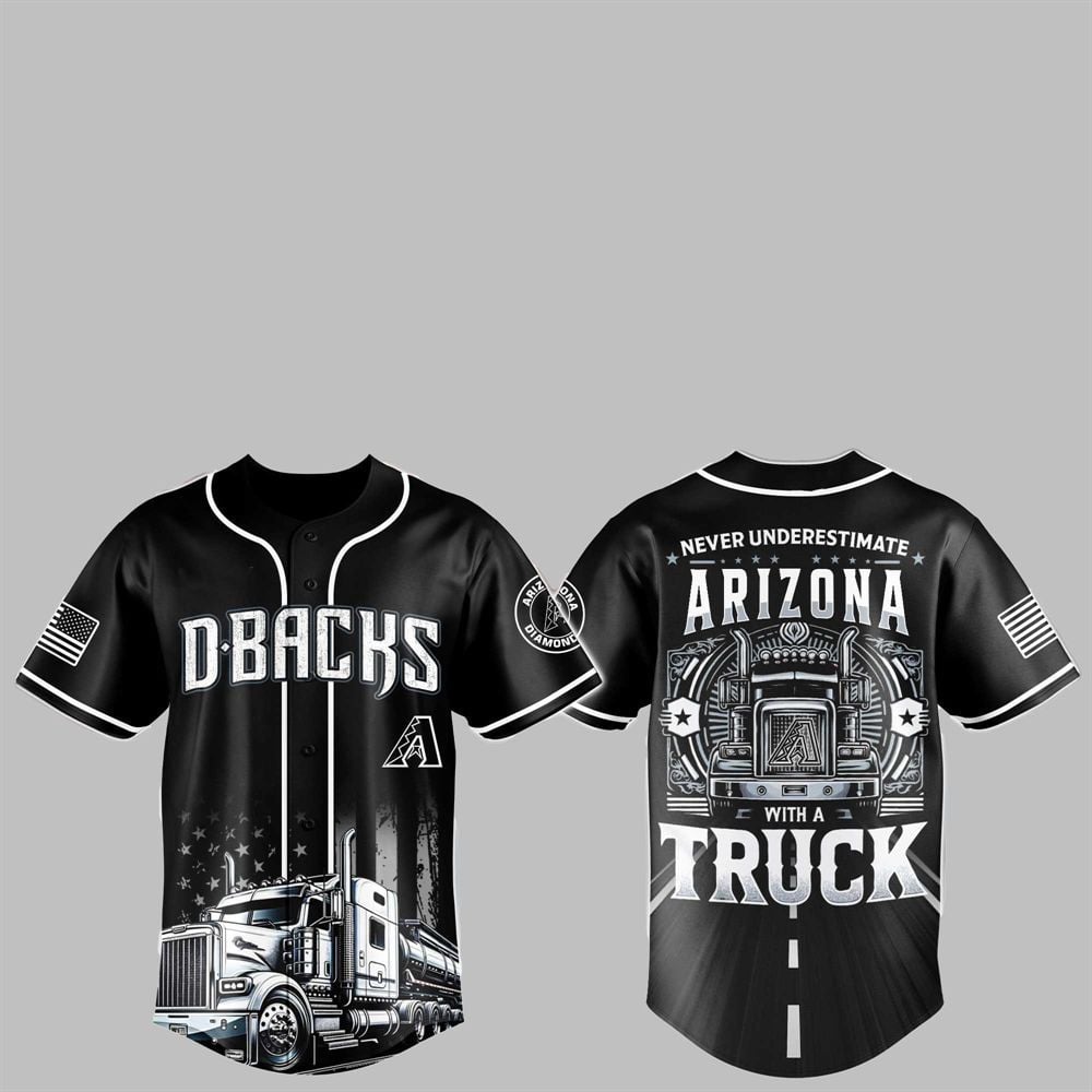 2025 Diamondbacks Nation Truck Driver Appreciation Week Jersey - Grishko.com T-Shirts, Hoodie, Sweatshirt (Image 1)