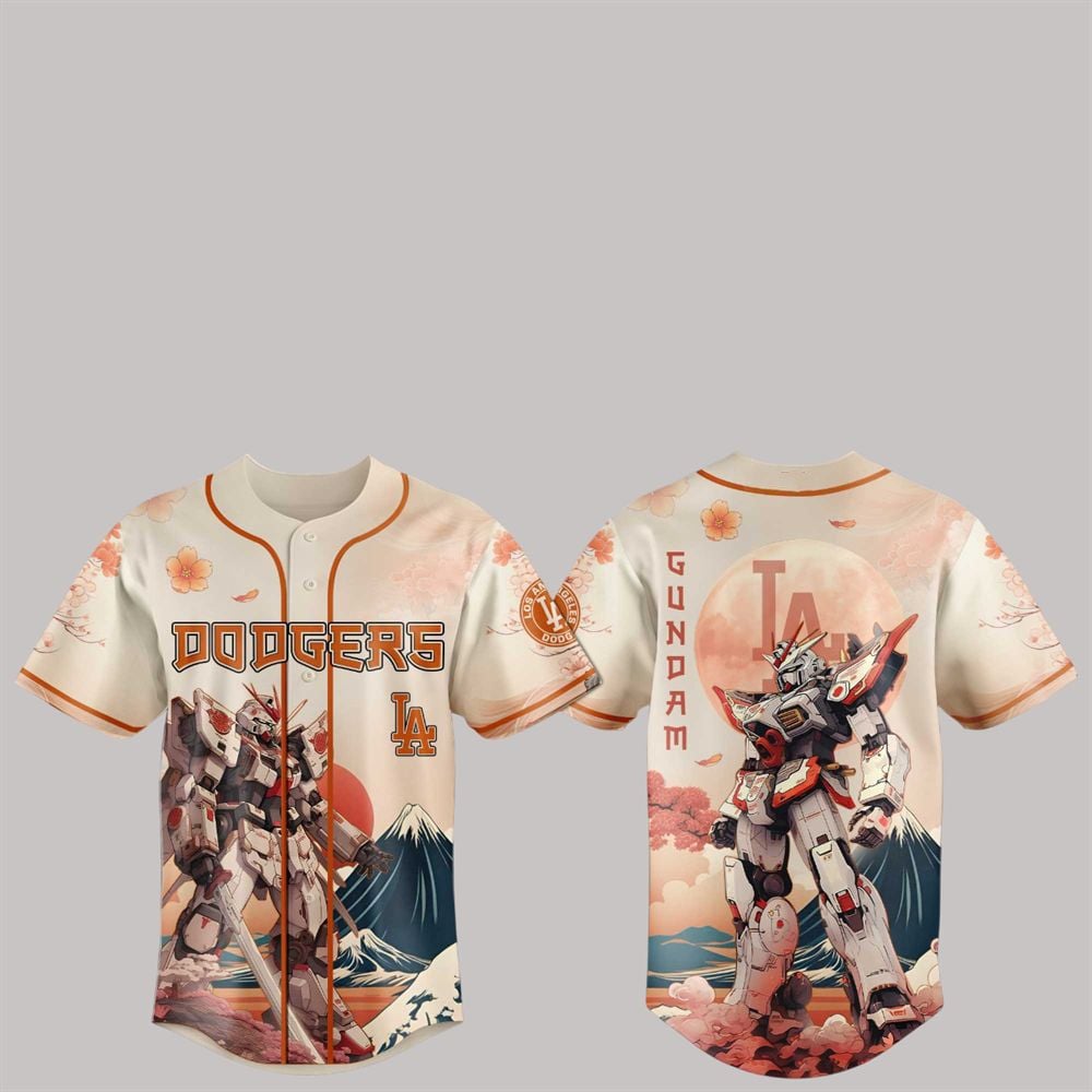2025 Gundam LA Dodgers Japan Jersey - Grishko.com T-Shirts, Hoodie, Sweatshirt | WearSparks.com (Image 1)