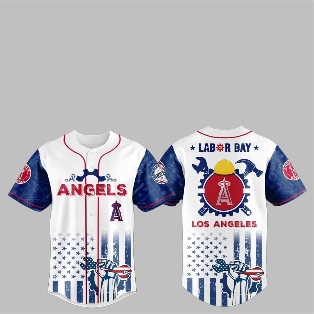 2025 LA Angels Labor Day Jersey - Grishko.com T-Shirts, Hoodie, Sweatshirt | WearSparks.com (Image 1)