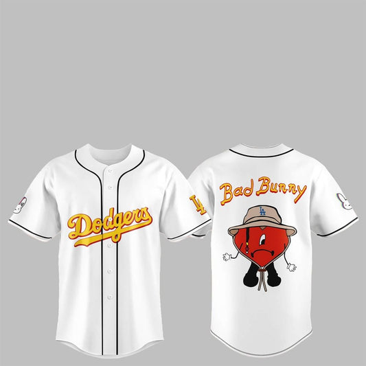 2025 LA Dodgers Bad Bunny Jersey - Grishko.com T-Shirts, Hoodie, Sweatshirt | WearSparks.com (Image 1)