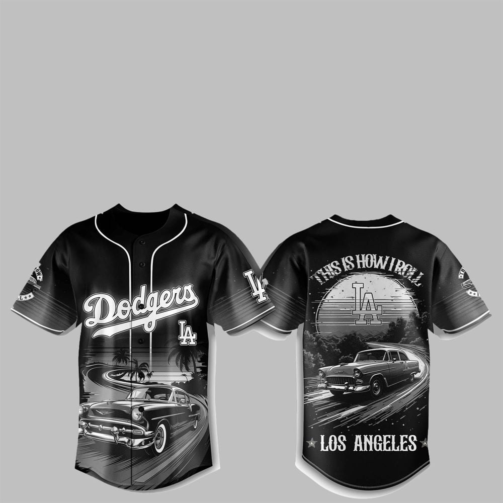 2025 LA Dodgers Classic Car Pride Jersey - Grishko.com T-Shirts, Hoodie, Sweatshirt | WearSparks.com (Image 1)