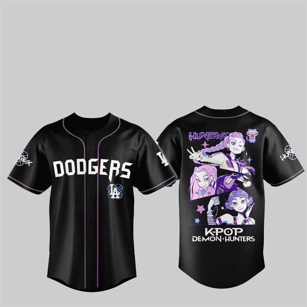 2025 LA Dodgers KPop Demon Hunters Jersey - Grishko.com T-Shirts, Hoodie, Sweatshirt | WearSparks.com (Image 1)