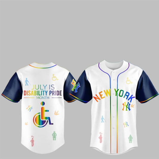 2025 NY Yankees July Is Disability Pride Month Jersey - Grishko.com T-Shirts, Hoodie, Sweatshirt | WearSparks.com (Image 1)