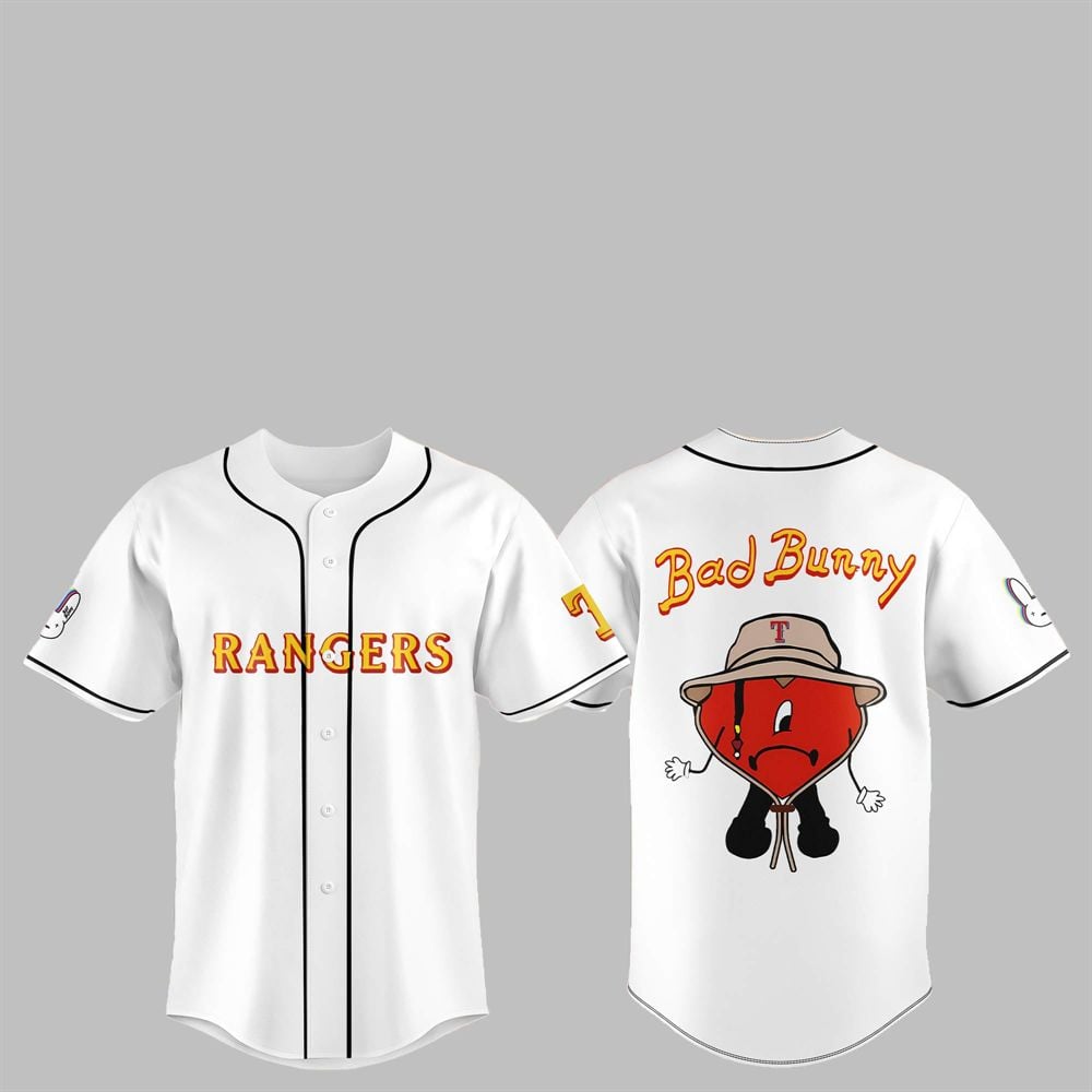 2025 Rangers Bad Bunny Jersey - Grishko.com T-Shirts, Hoodie, Sweatshirt | WearSparks.com (Image 1)