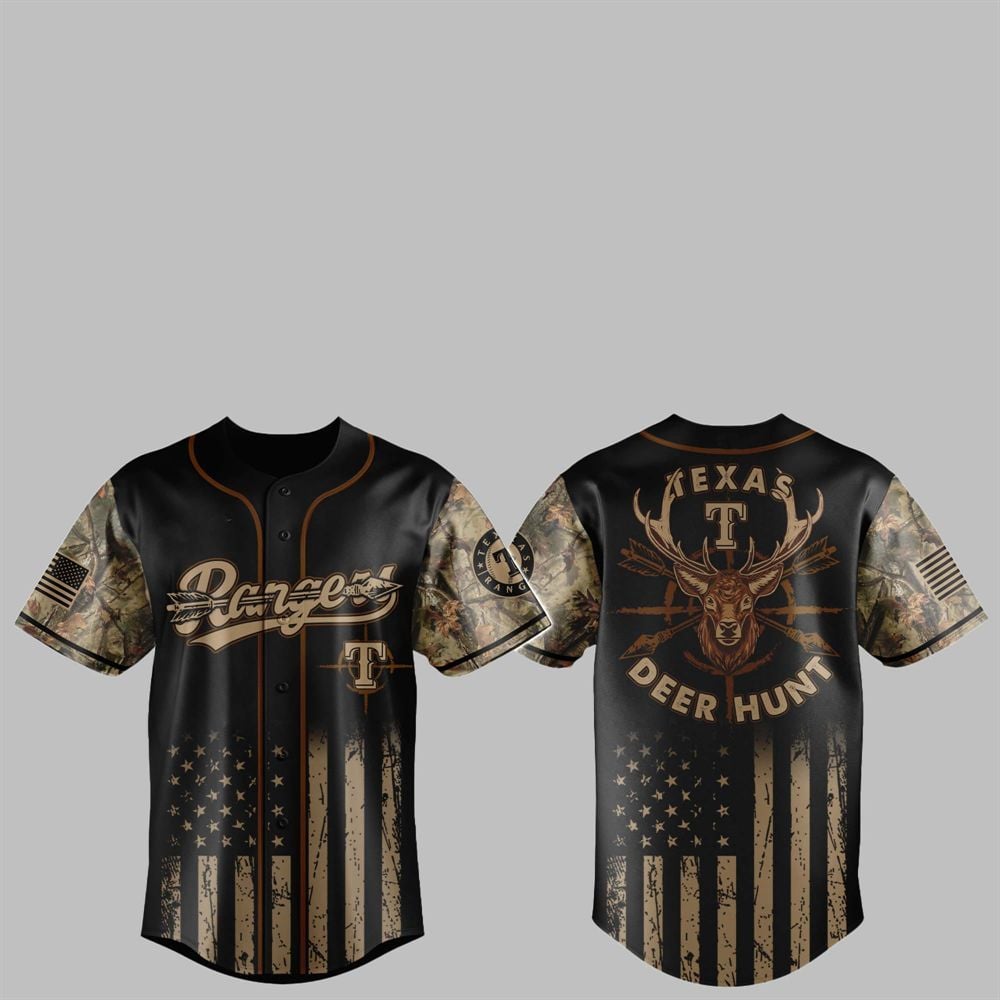 2025 Rangers Deer Hunting Jersey - Grishko.com T-Shirts, Hoodie, Sweatshirt | WearSparks.com (Image 1)