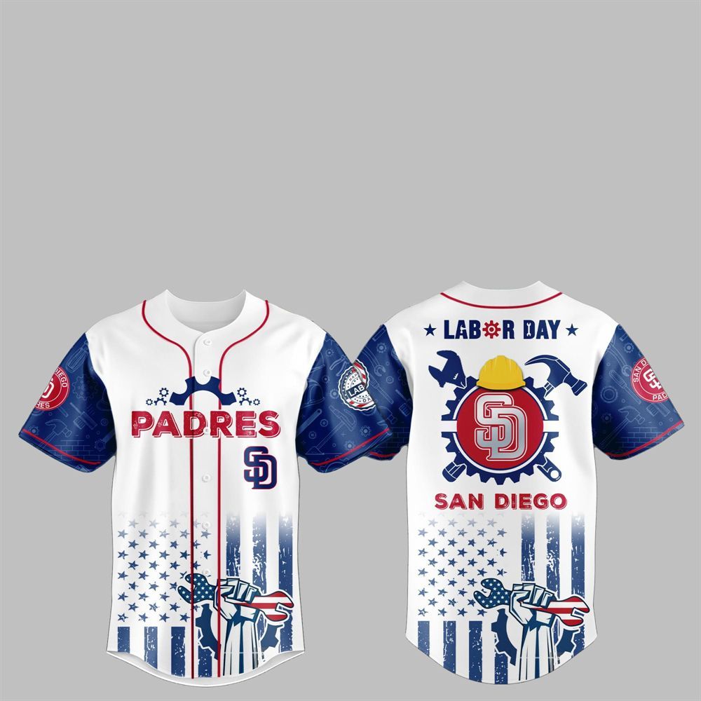 2025 SD Padres Labor Day Jersey - Grishko.com T-Shirts, Hoodie, Sweatshirt | WearSparks.com (Image 1)