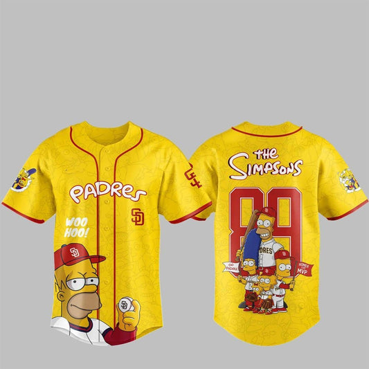 2025 SD Padres The Simpsons Jersey - Grishko.com T-Shirts, Hoodie, Sweatshirt | WearSparks.com (Image 1)