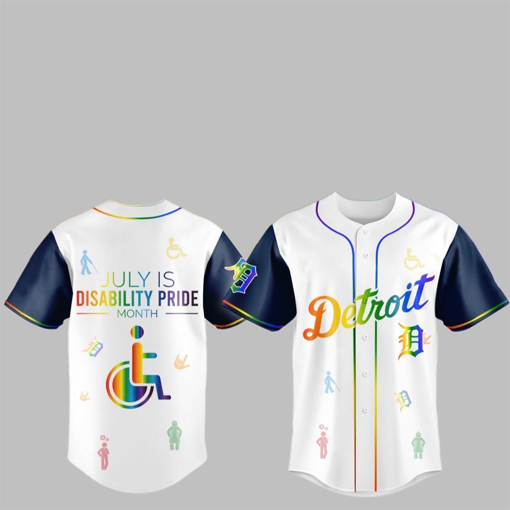 2025 Tigers July Is Disability Pride Month Jersey - Grishko.com T-Shirts, Hoodie, Sweatshirt | WearSparks.com (Image 1)