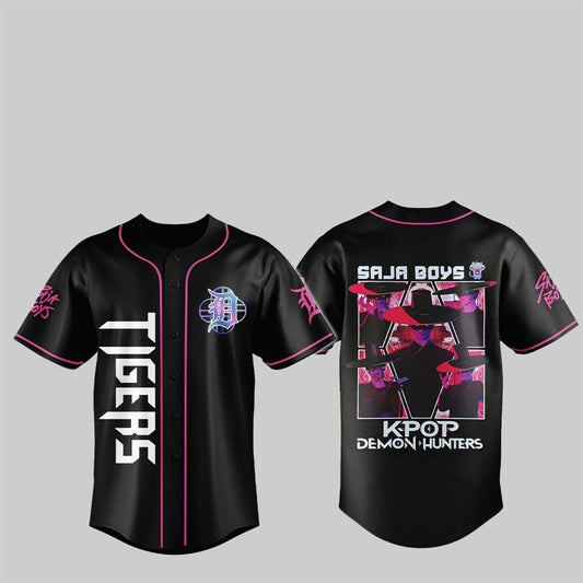 2025 Tigers KPop Demon Hunters Saja Boys Jersey - Grishko.com T-Shirts, Hoodie, Sweatshirt | WearSparks.com (Image 1)