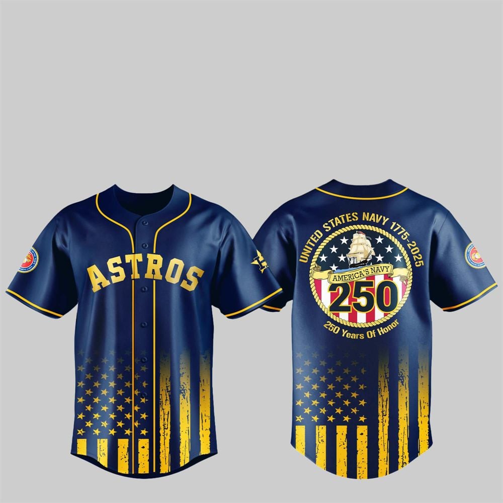 Astros US NAVY 250th Birthday Celebration Jersey - Grishko.com T-Shirts, Hoodie, Sweatshirt | WearSparks.com (Image 1)