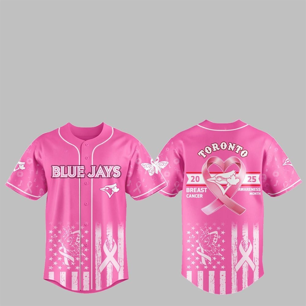 Blue Jays 2025 Breast Cancer Awareness Month Jersey - Grishko.com T-Shirts, Hoodie, Sweatshirt | WearSparks.com (Image 1)
