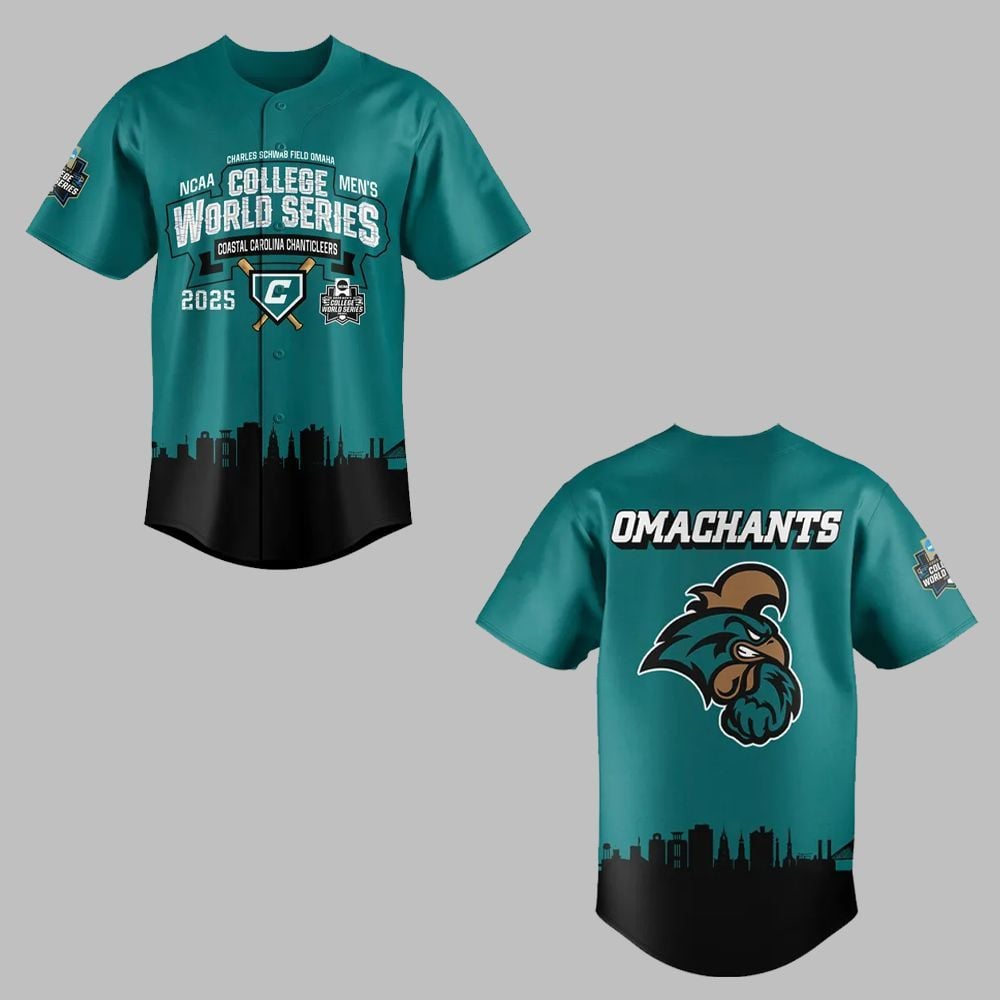 Coastal Carolina Baseball College World Series 2025 Omachants Jersey - Grishko.com T-Shirts, Hoodie, Sweatshirt (Image 1)