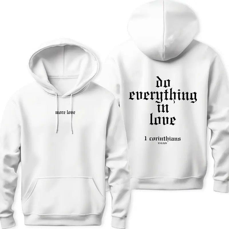 1 Corinthians Bible Verse Hoodie Christian Hoodie Christian Merch Mens Christian Streetwear Jesus Hoodie Christian...