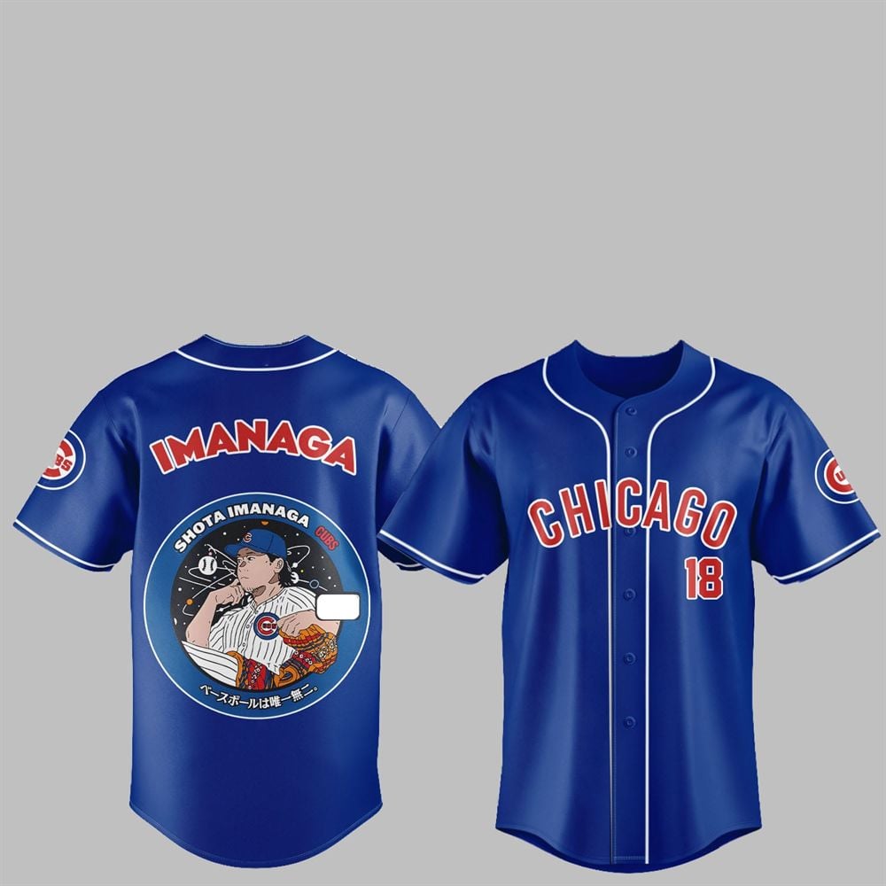 Cubs Japan Rising Stars Shota Imanaga Jersey - Grishko.com T-Shirts, Hoodie, Sweatshirt | WearSparks.com (Image 1)