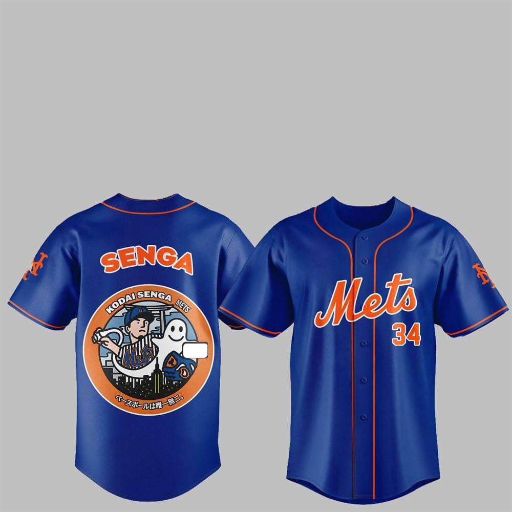 NY Mets Japan Rising Stars Kodai Senga Jersey 2025 - Grishko.com T-Shirts, Hoodie, Sweatshirt | WearSparks.com (Image 1)