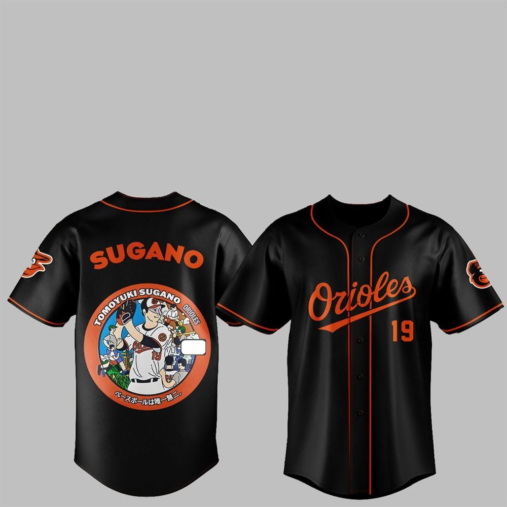 Orioles Japan Rising Stars Tomoyuki Sugano Jersey - Grishko.com T-Shirts, Hoodie, Sweatshirt | WearSparks.com (Image 1)