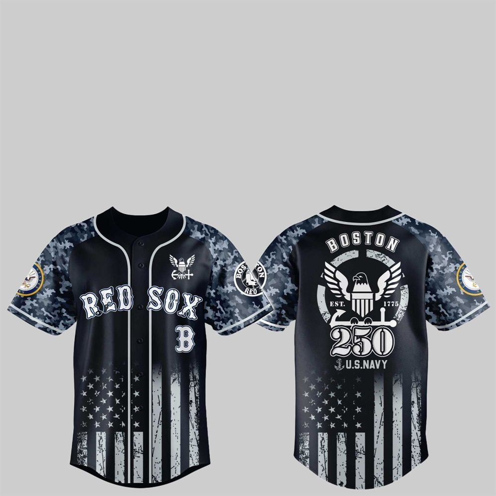 Red Sox 250th US NAVY Jersey 2025 - Grishko.com T-Shirts, Hoodie, Sweatshirt | WearSparks.com (Image 1)