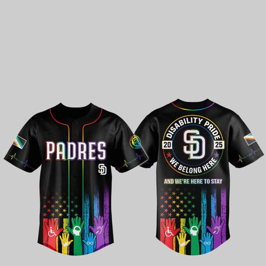 SD Padres 2025 Pride Month Baseball Jersey - Grishko.com T-Shirts, Hoodie, Sweatshirt | WearSparks.com (Image 1)