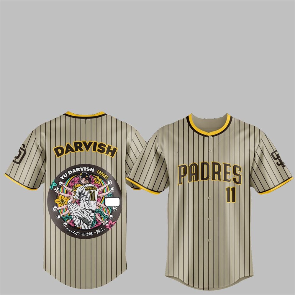 SD Padres Japan Rising Stars Yu Darvish Jersey 2025 - Grishko.com T-Shirts, Hoodie, Sweatshirt | WearSparks.com (Image 1)