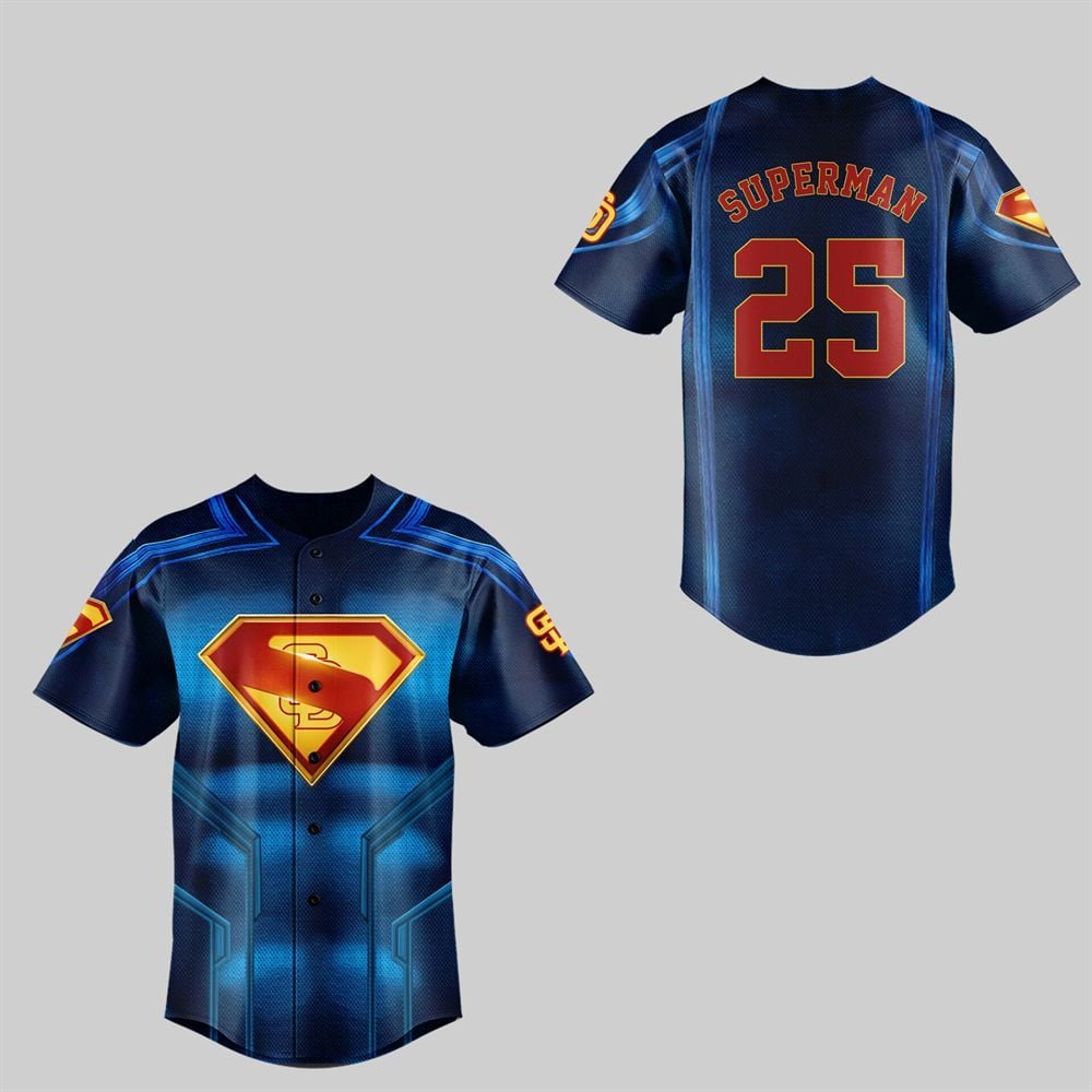 SD Padres Superman 2025 Jersey - Grishko.com T-Shirts, Hoodie, Sweatshirt | WearSparks.com (Image 1)