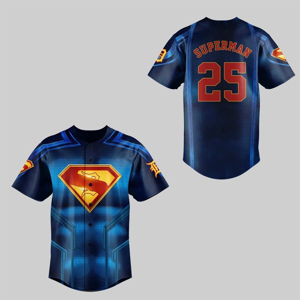 Tigers Superman 2025 Jersey - Grishko.com T-Shirts, Hoodie, Sweatshirt | WearSparks.com (Image 1)