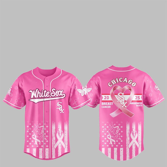White Sox 2025 Breast Cancer Awareness Month Jersey - Grishko.com T-Shirts, Hoodie, Sweatshirt | WearSparks.com (Image 1)
